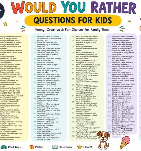 would you rather questions for kids