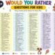 would you rather questions for kids