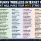 funny wireless internet names