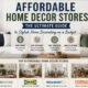 home decor stores