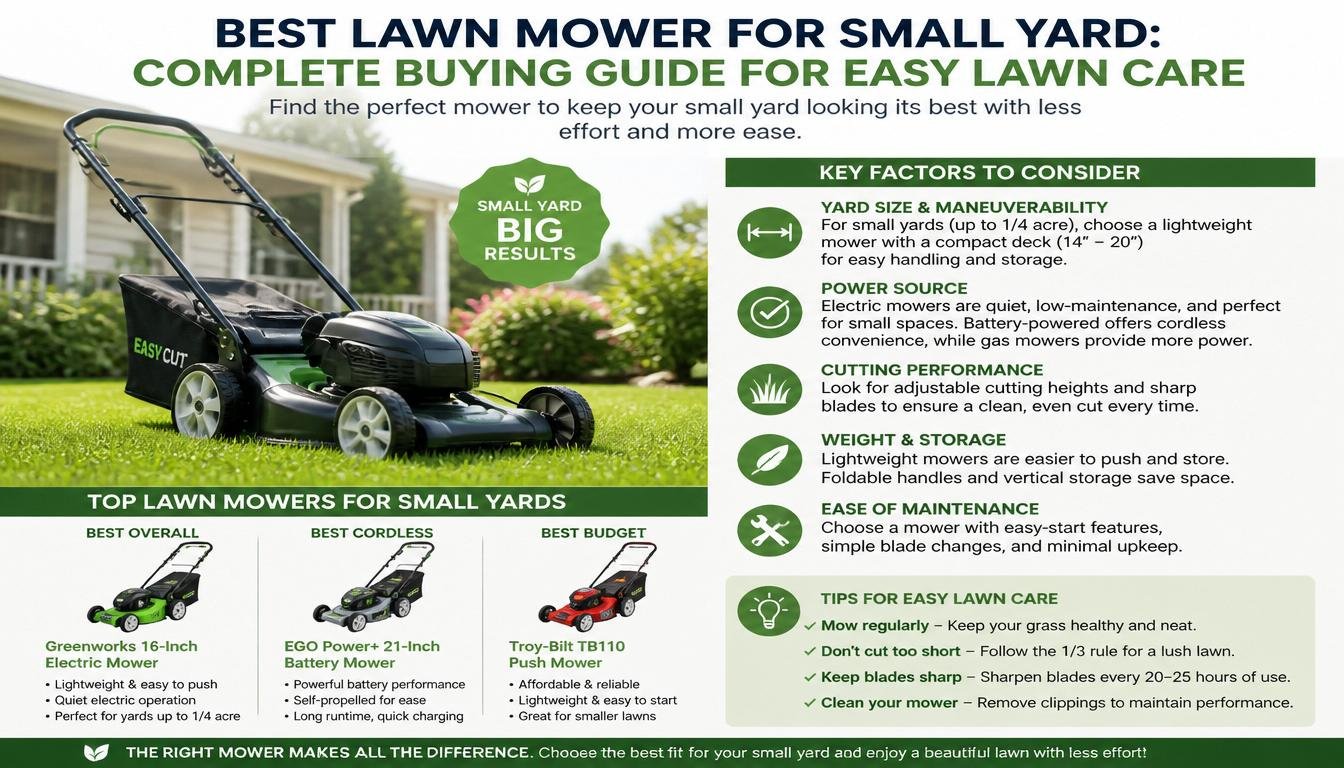 best lawn mower for small yard
