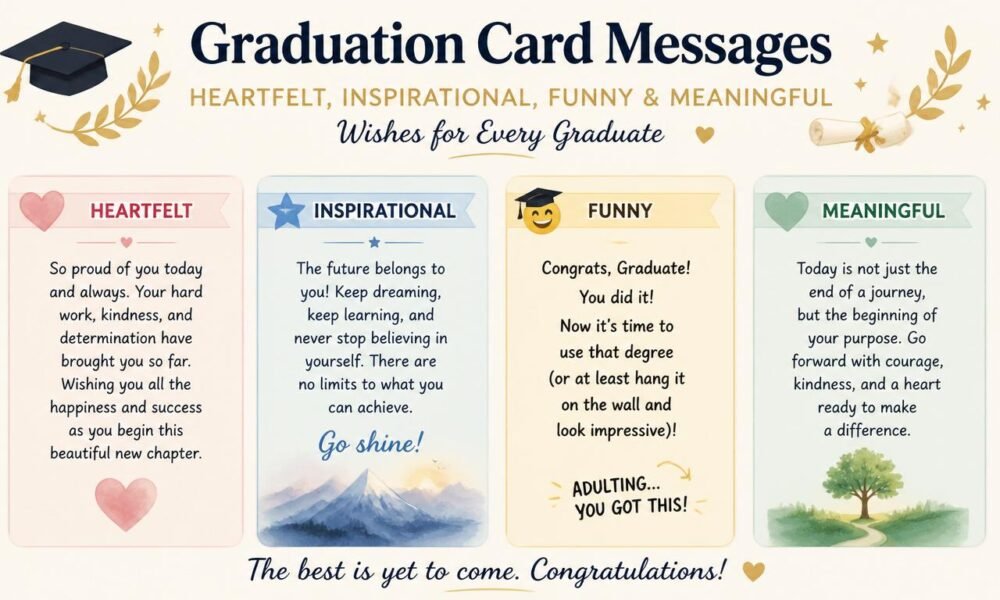 graduation card messages