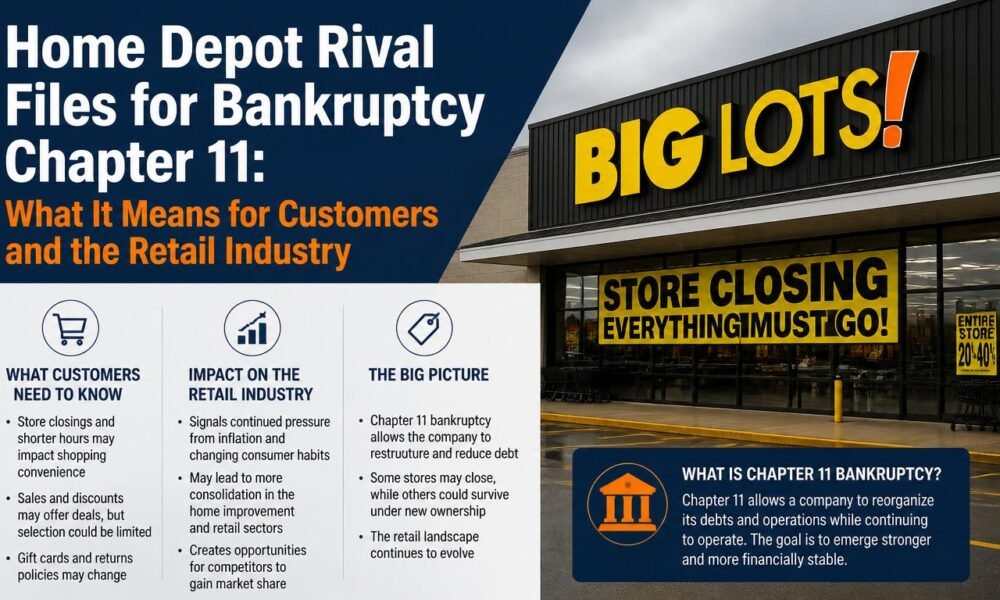 home depot rival files for bankruptcy chapter 11