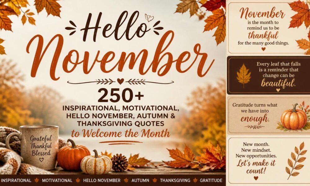november quotes