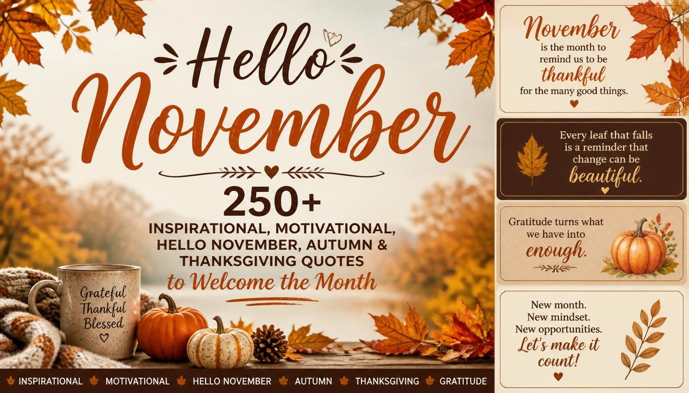 november quotes