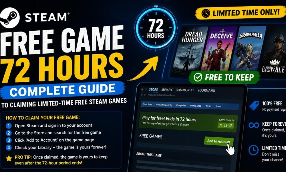 steam free game 72 hours