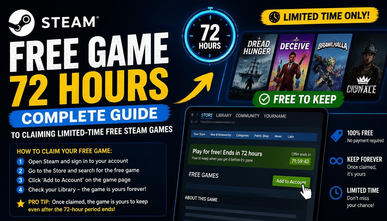 steam free game 72 hours