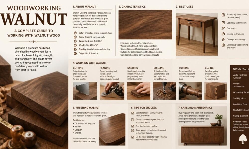 woodworking walnut