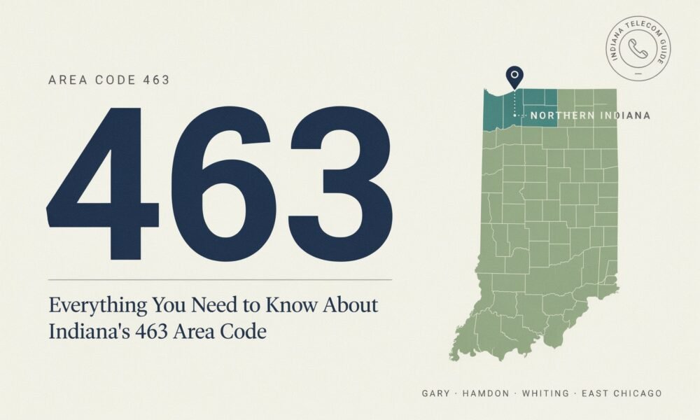 area code 463 location