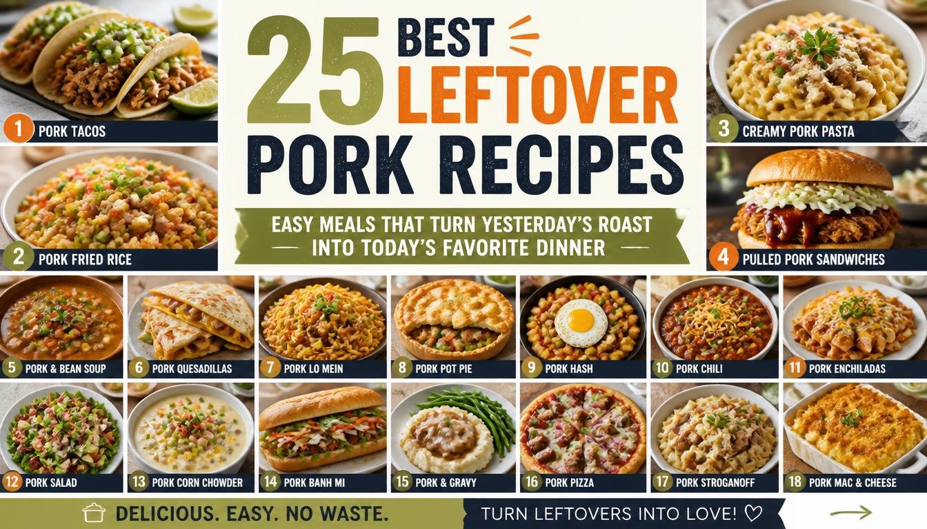 leftover pork recipes