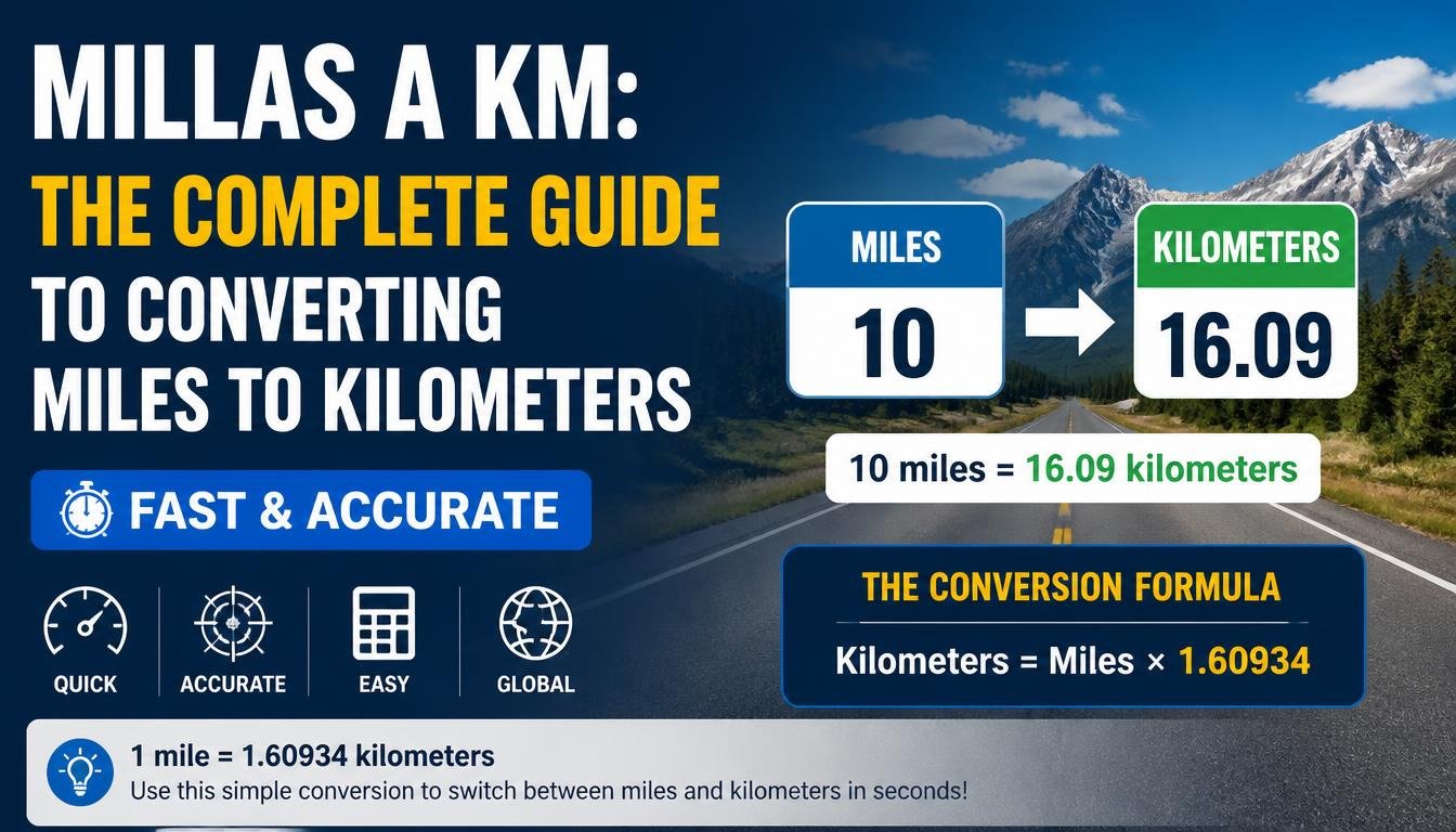 millas a km